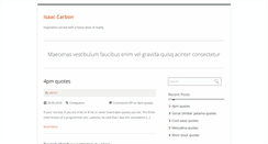 Desktop Screenshot of isaac-carbon.info