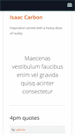 Mobile Screenshot of isaac-carbon.info