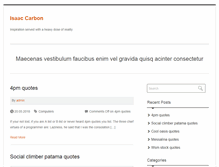 Tablet Screenshot of isaac-carbon.info
